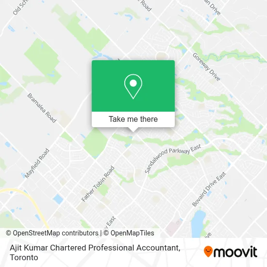Ajit Kumar Chartered Professional Accountant map
