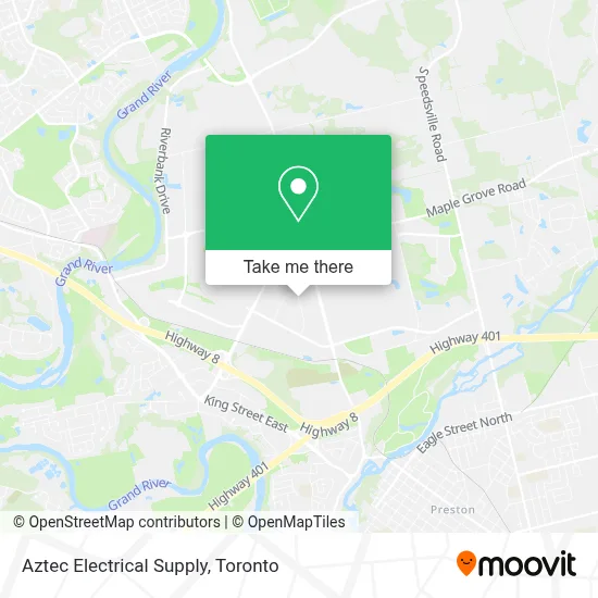 Aztec Electrical Supply map