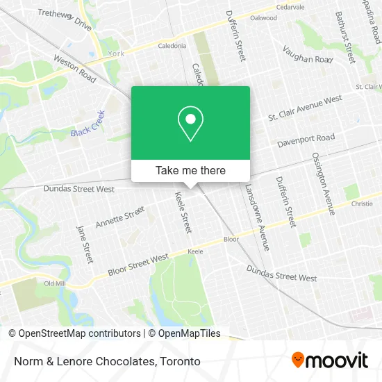 Norm & Lenore Chocolates map
