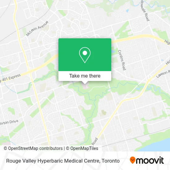 Rouge Valley Hyperbaric Medical Centre map