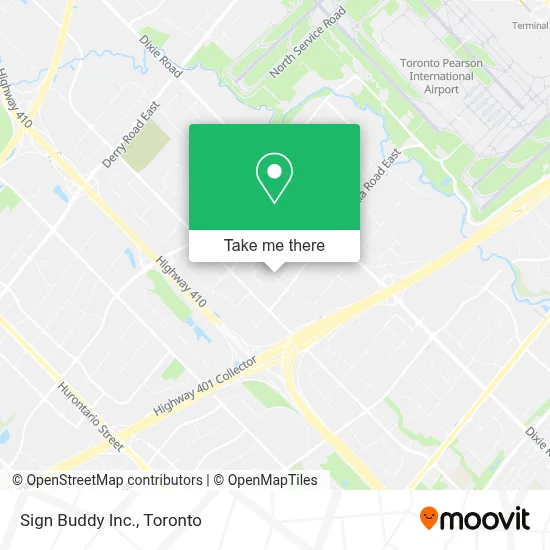 Sign Buddy Inc. map
