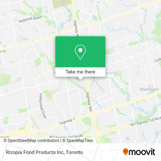 Rizopia Food Products Inc map