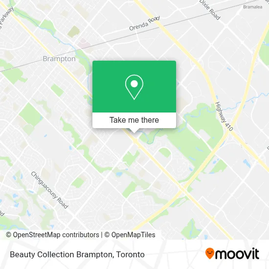 Beauty Collection Brampton map