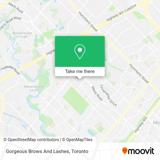 Gorgeous Brows And Lashes map
