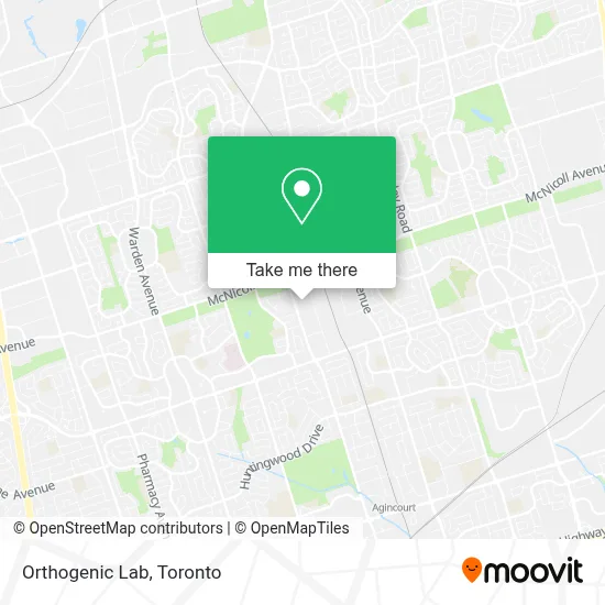 Orthogenic Lab map