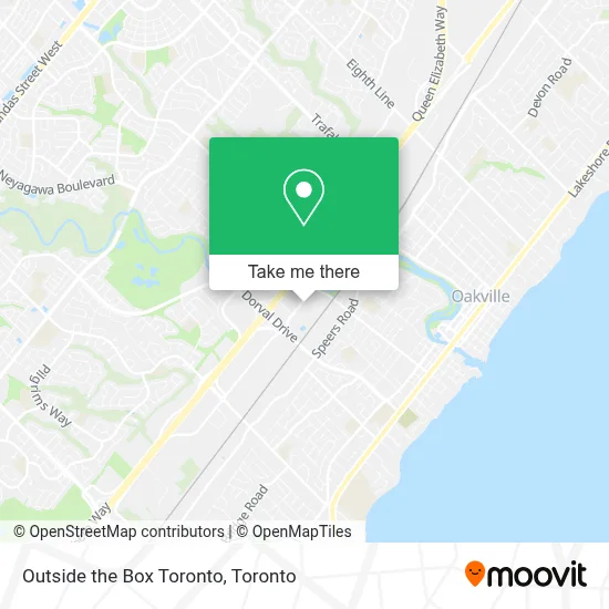 Outside the Box Toronto map