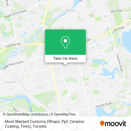Most Wanted Customs (Wraps, Ppf, Ceramic Coating, Tints) map