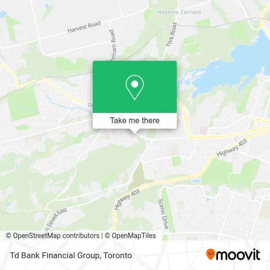 Td Bank Financial Group map