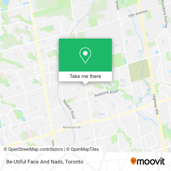 Be-Utiful Face And Nails map
