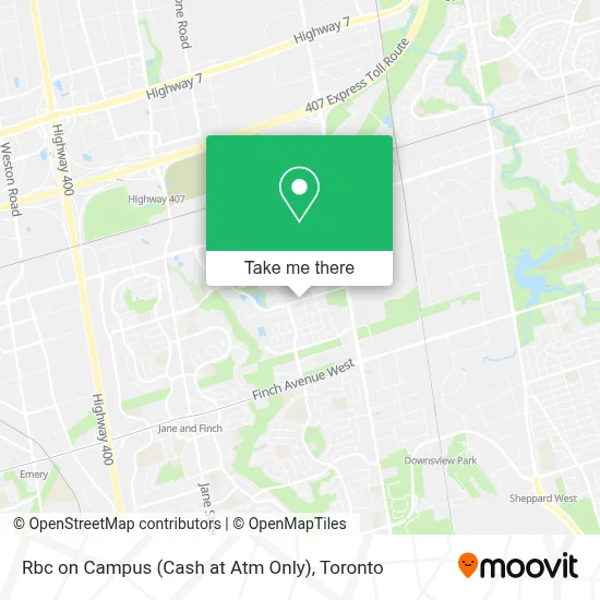 Rbc on Campus (Cash at Atm Only) map