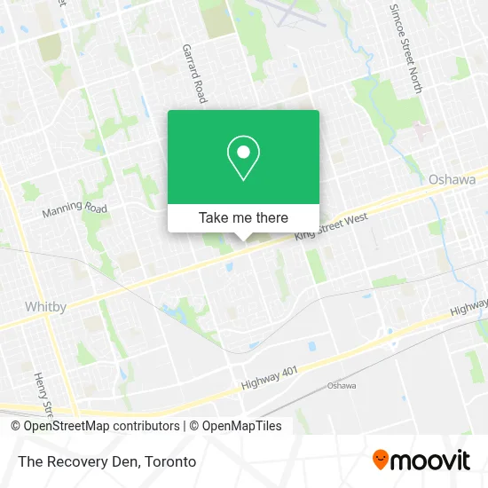 The Recovery Den map