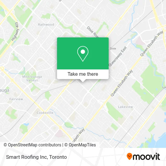 Smart Roofing Inc map