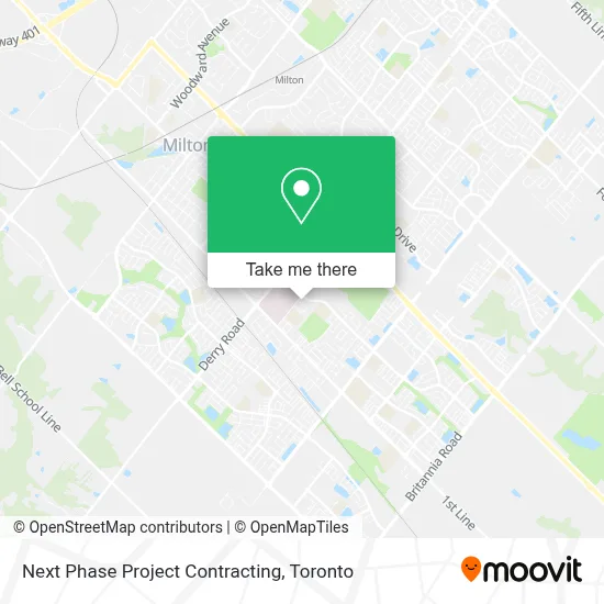 Next Phase Project Contracting map