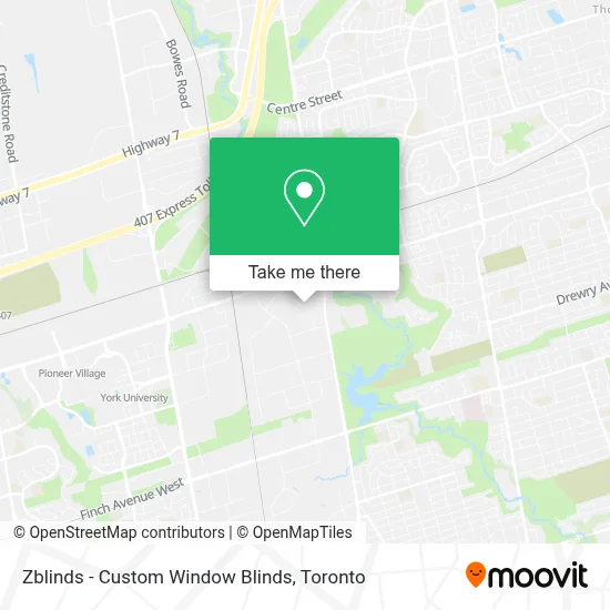 Zblinds - Custom Window Blinds map