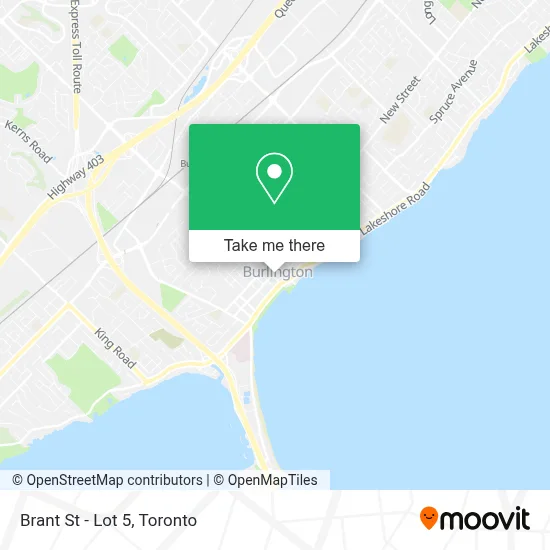 Brant St - Lot 5 map
