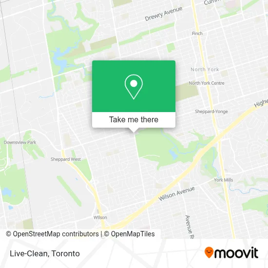 Live-Clean map