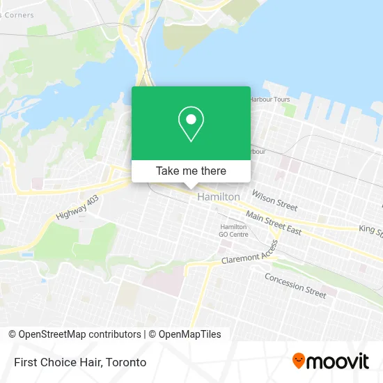 First Choice Hair map