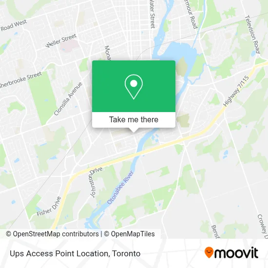 Ups Access Point Location plan