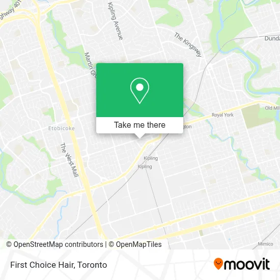 First Choice Hair map