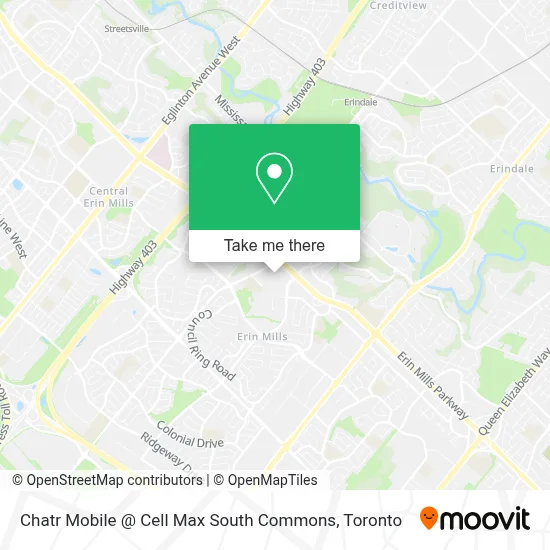 Chatr Mobile @ Cell Max South Commons map