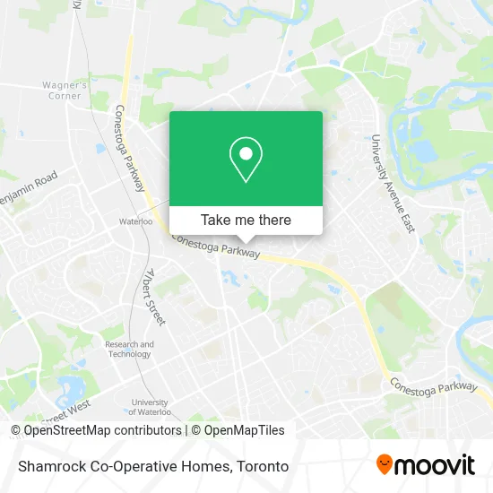 Shamrock Co-Operative Homes map