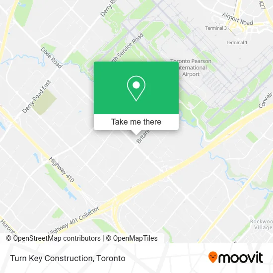 Turn Key Construction map