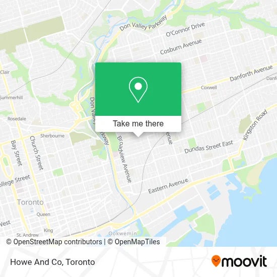 Howe And Co map