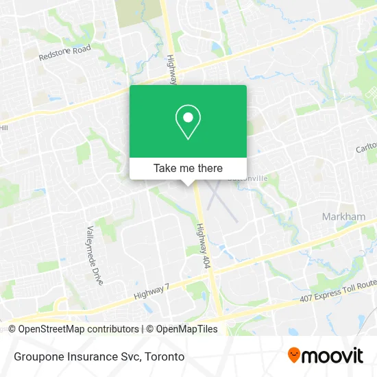 Groupone Insurance Svc map