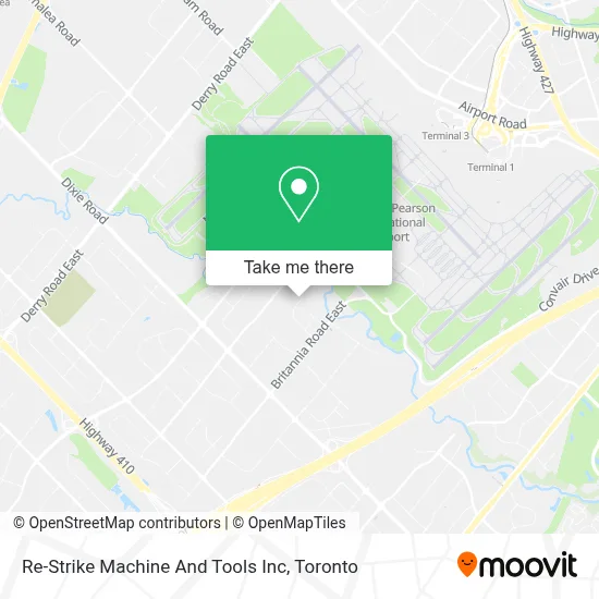 Re-Strike Machine And Tools Inc map