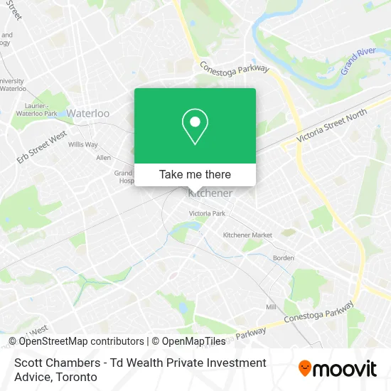 Scott Chambers - Td Wealth Private Investment Advice map