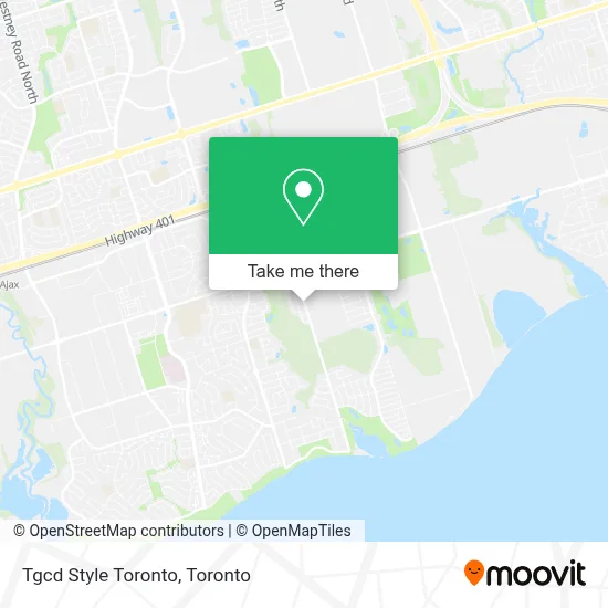Tgcd Style Toronto map