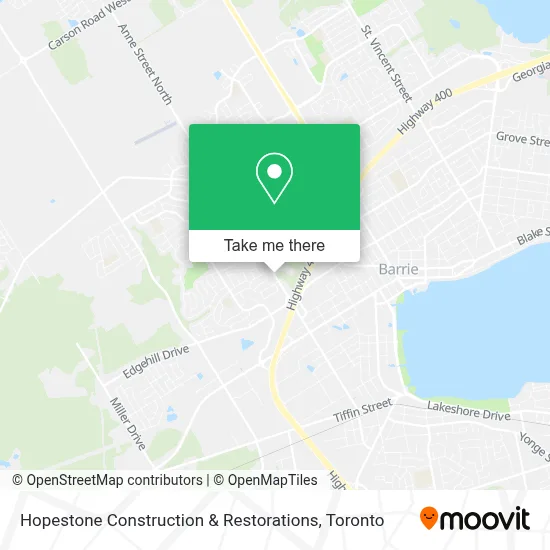 Hopestone Construction & Restorations map