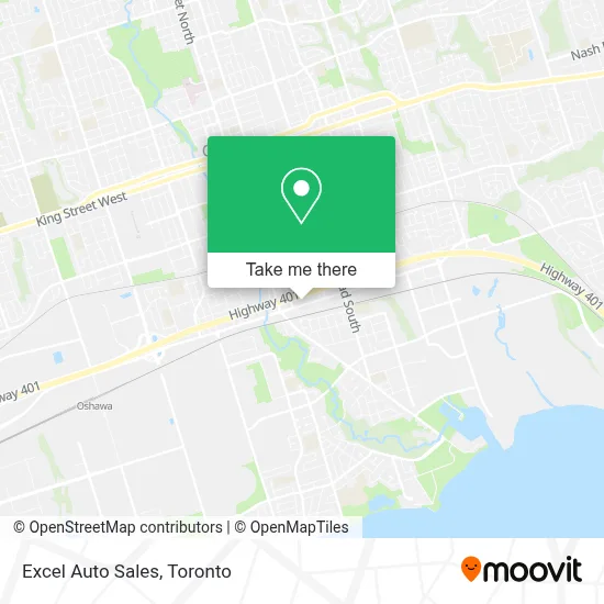 Excel Auto Sales map