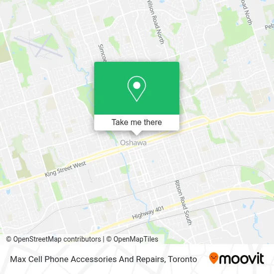 Max Cell Phone Accessories And Repairs map