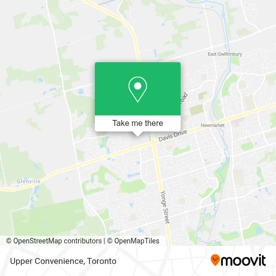 Upper Convenience map