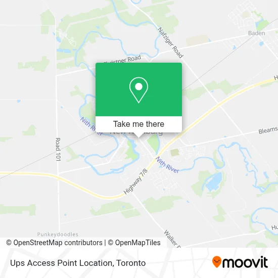 Ups Access Point Location plan