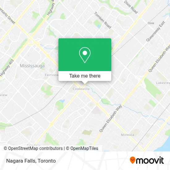 Nagara Falls map