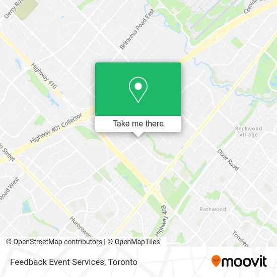 Feedback Event Services map