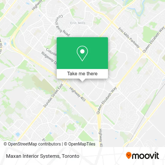 Maxan Interior Systems map
