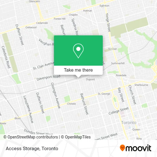 Access Storage map