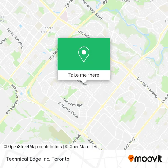 Technical Edge Inc map