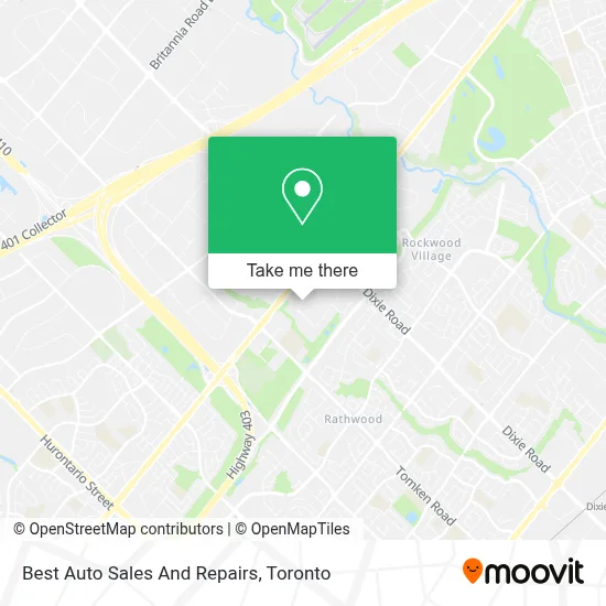 Best Auto Sales And Repairs map