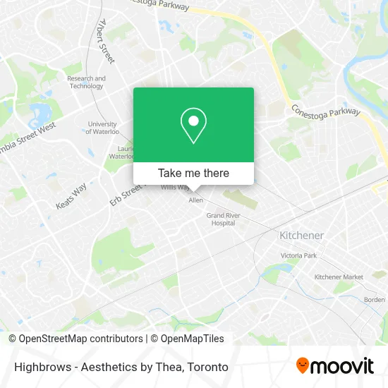 Highbrows - Aesthetics by Thea map