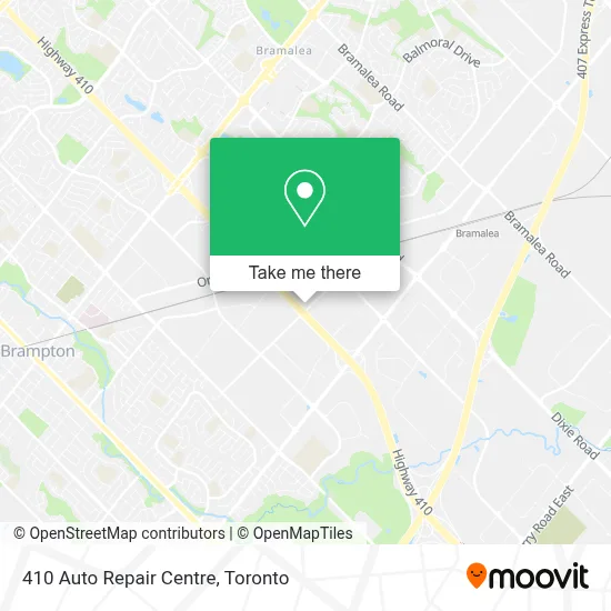 410 Auto Repair Centre map