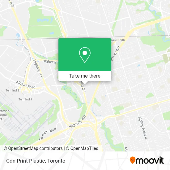 Cdn Print Plastic map