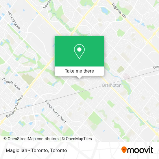 Magic Ian - Toronto map