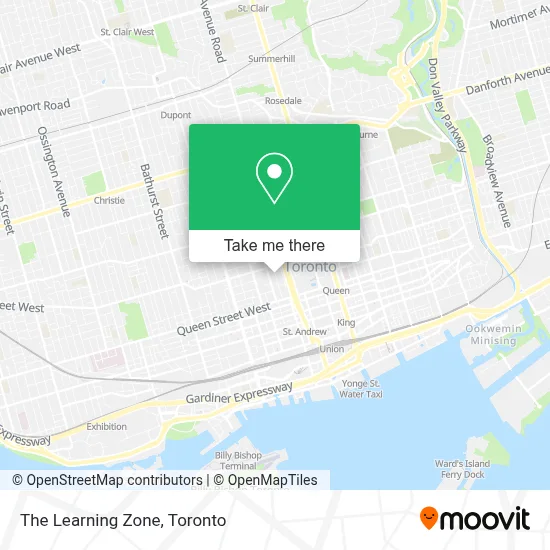 The Learning Zone map