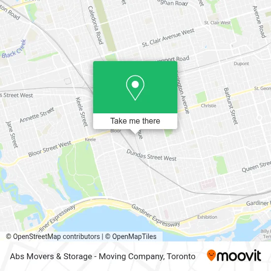 Abs Movers & Storage - Moving Company map