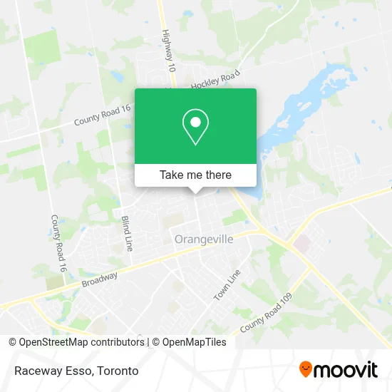Raceway Esso plan