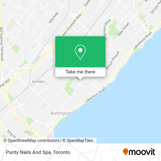 Purity Nails And Spa map